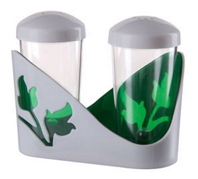 Набор для специй "Viola" (зеленый полупрозрачный)(то)
