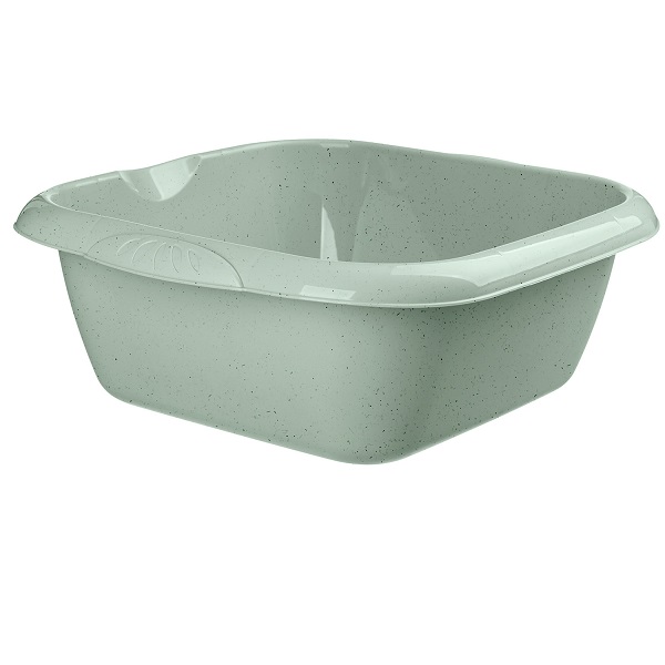 Таз универсальный "Greenland" квадратный 12л (зеленый флэк)