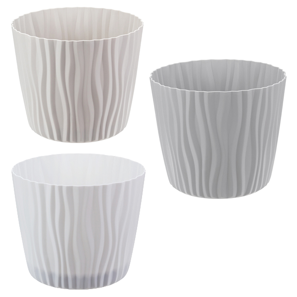 Кашпо ВОЛНА D200мм 4л с вкладышем