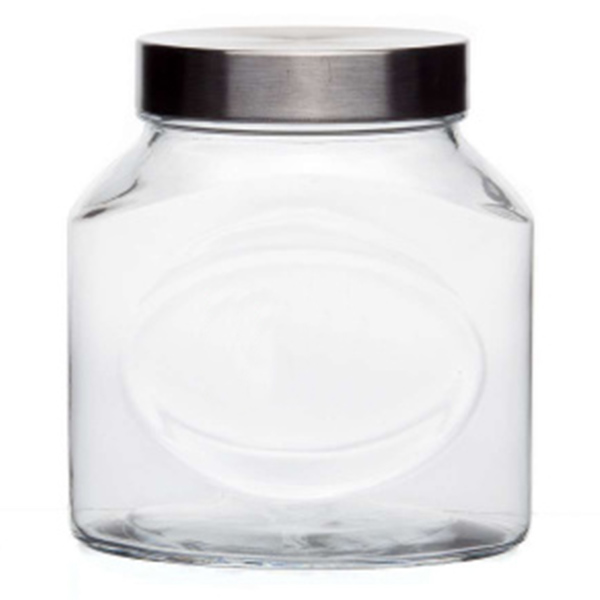 Банка с метал.крыш. 1000 мл ЭЛИПС