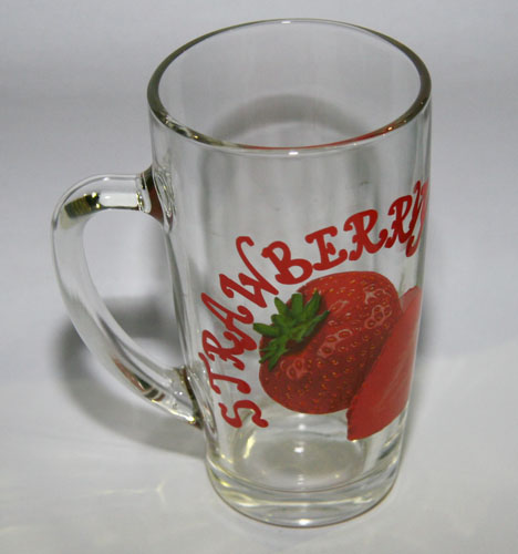 Кружка "Капучино" 400мл Клубника К