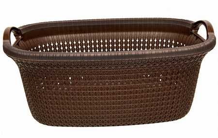 Корзина для белья "Paola" 30л овальная (то)