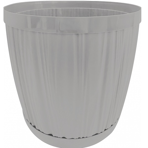 Горшок для цветов BARCELONA 9,6л молочный шоколад