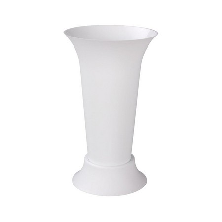 Ваза для цветов под срезку (D185мм,высота310мм)(белый)(то)