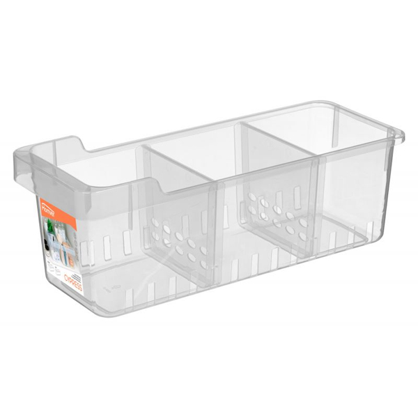 Контейнер для хранения с разделителями "Cypress" 5л, 145х380х140мм (бесцветный