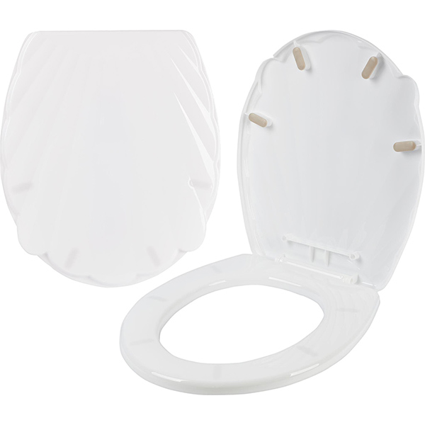 Сиденье на унитаз Light белое облако