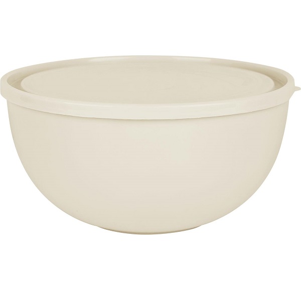 Салатник Galaxy 0,55л с крышкой молочный туман (то)