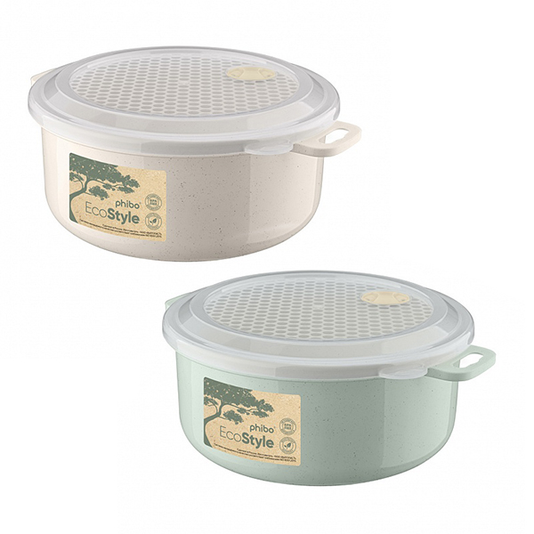 Емкость д/холодильника и СВЧ 190 мм, 1,8л (Светло-серый)