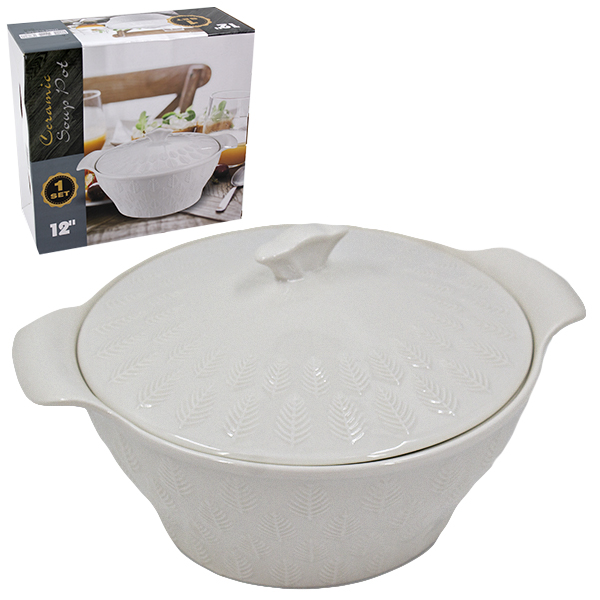 Блюдо керамическое для запекания 31*26*15см, с крышкой