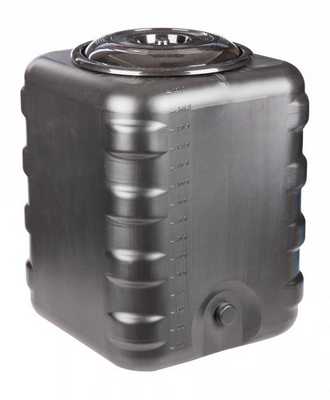 Бак 150л для душа квадратный  (чёрный)