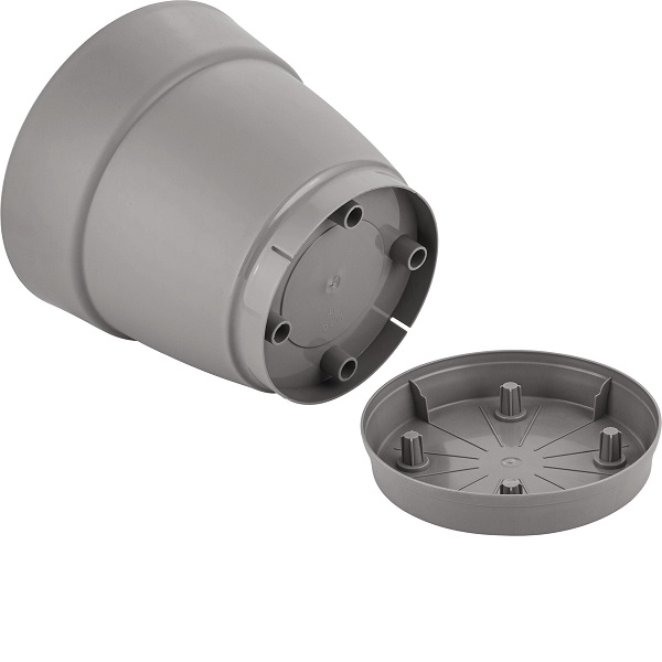 Горшок для цветов Villa de Fiori D170мм с поддоном 2л французский платан (то)