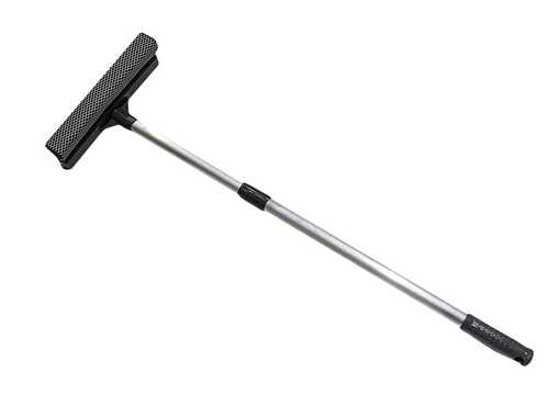 Окномойка 20см, ручка-телескоп 47-80см алюминиевая  (цветная)