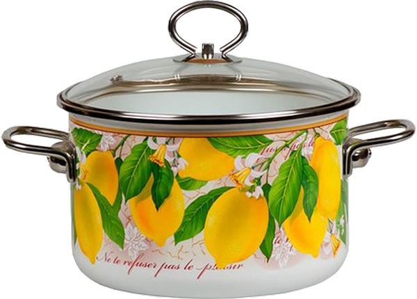 Кастрюля 4л. CONFITURA цил. в ассорт.