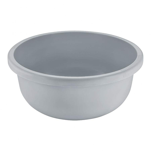 Таз круглый 18л серый шторм (то)