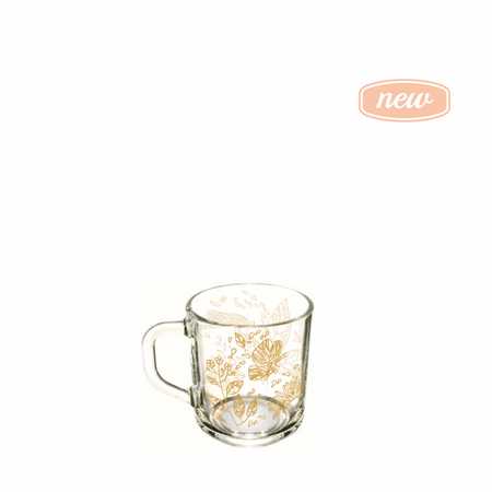 Кружка "Золотые бабочки круговая" серия "Green tea" 200 мл