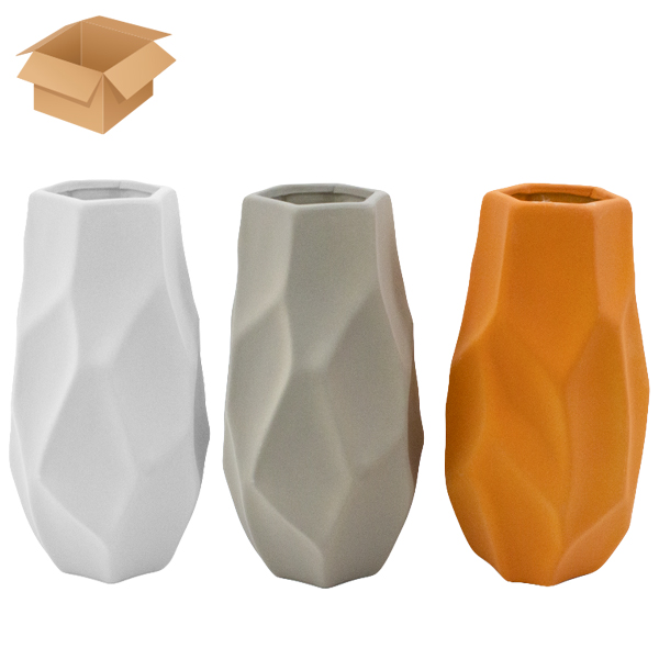 Ваза для цветов ЛИСТОК h-23см (керамика)