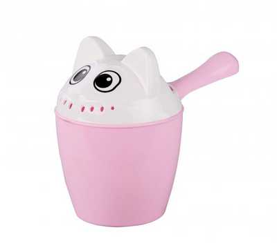 Ковш с крышкой "Котофей" (розовый) (то)