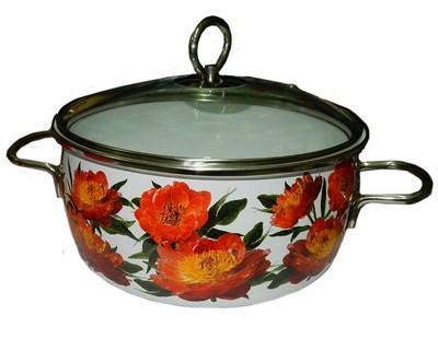 Кастрюля сф. 3л PEONY  низк