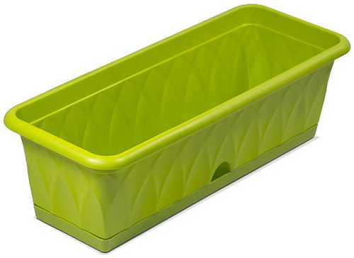 Ящик для растений "Сиена"  58см с поддоном  (то)