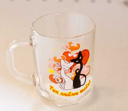 Кружка "Так люблю тебя" серия "Green Tea" 200 мл