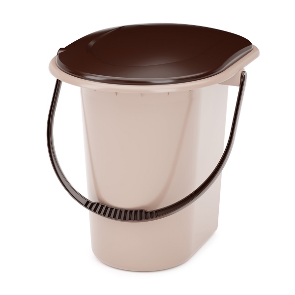 Ведро-туалет 18л. (бежевый) (то)
