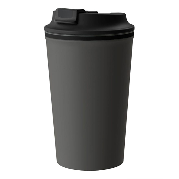 Термостакан 350мл с клапаном (темно-серый) (то)
