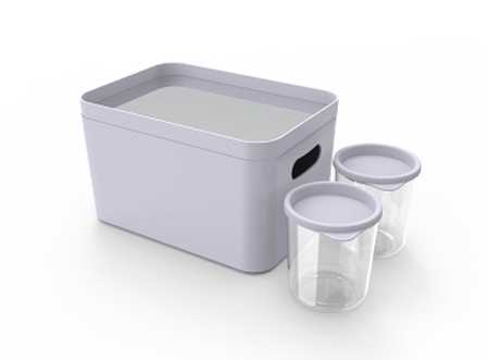 Набор органайзеров  для косметики Eva (сиреневый туман)(то)