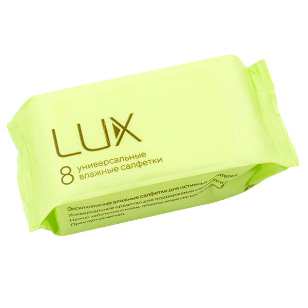 Салфетки влажные LUX №8 унив.