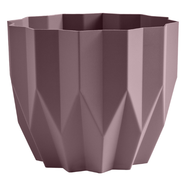 Кашпо Геометрия 3л Пыльная роза