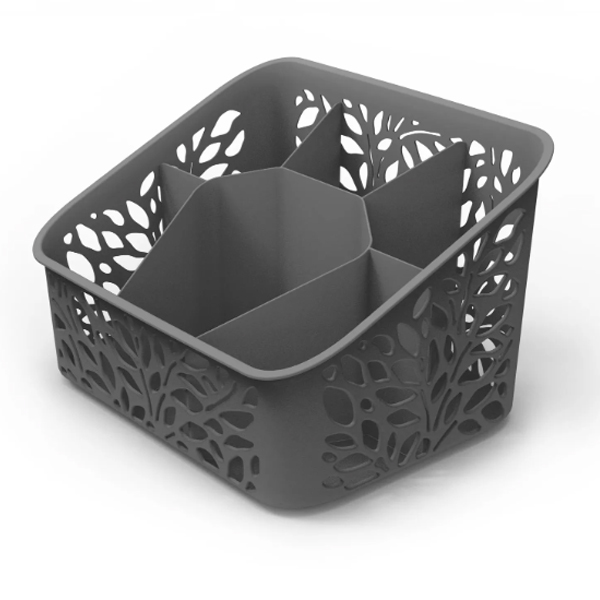 Органайзер настольный Leaves (серый)