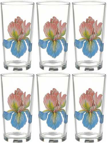 Стакан "Ирис"серия "Ода"230 мл (высокий). Набор из 6 шт.