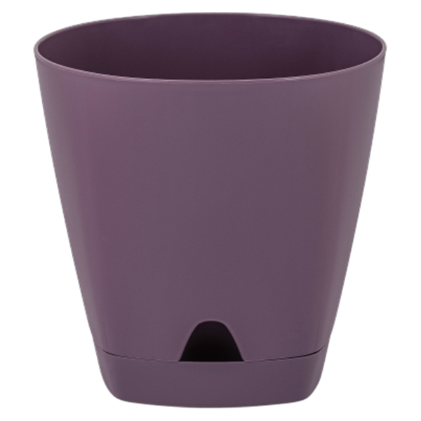 Горшок для цветов AMSTERDAM D140 с прикорневым поливом 1,35л морозная слива (то)
