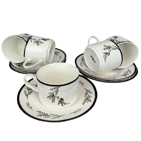 Чайный набор JEWEL Ботаника 12 предметов (фарфор)