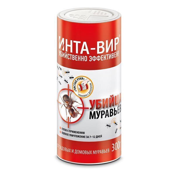 Инсектицид от муравьев Инта Вир в банке 300г