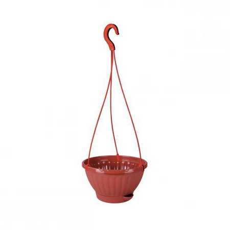 Горшок-кашпо "Мирабель" 3,5л с под. подвесной(корич.)(то)