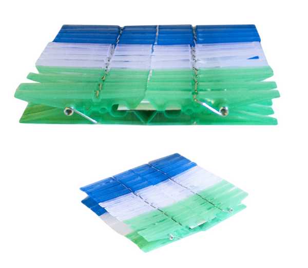 Прищепки пластиковые 8см ПАСТЕЛЬ 24шт