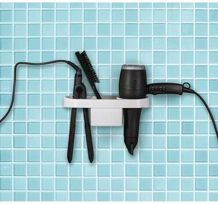 Полка для фена белый