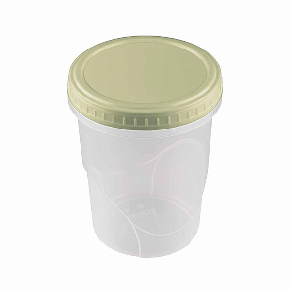 Банка с завинчивающейся крышкой "Танго" 0,6л (зеленый) (то)