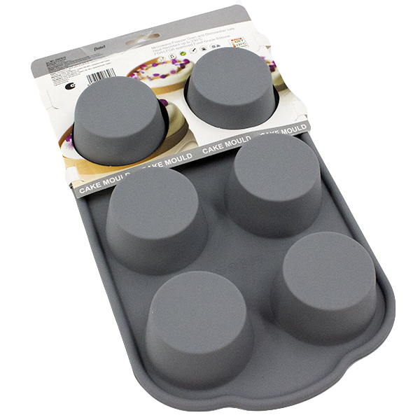 Форма для выпечки силиконовая 6 ячеек, 29*18*4см