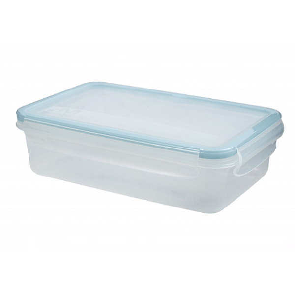 Контейнер для СВЧ 1л "ЭКСТРА ЛОК" M (голубой) (то)