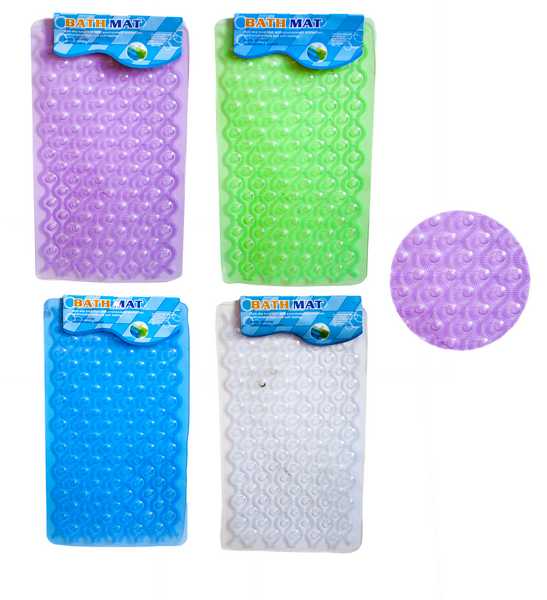 Коврик силиконовый в ванную, 35*65см 