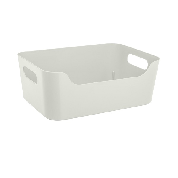 Корзинка универсальная "SCANDI", 270х190х105мм, 4,6л (св.серый) (то)