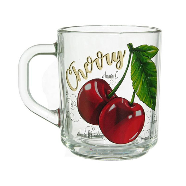 Кружка "Чайная" 320 мл "Полезная вишня"