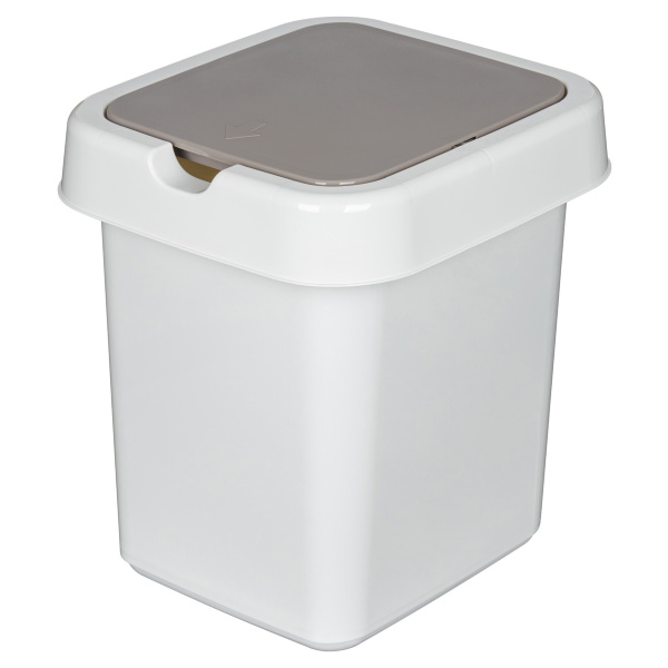 Контейнер для мусора "Tule" 9л (светло-серый)