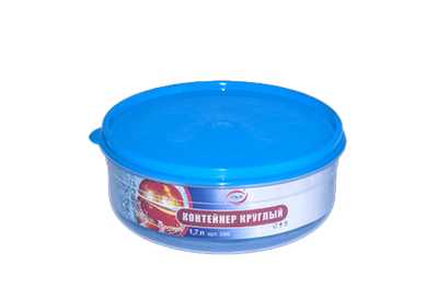 Бутербродница круглая 1,7 л (то)