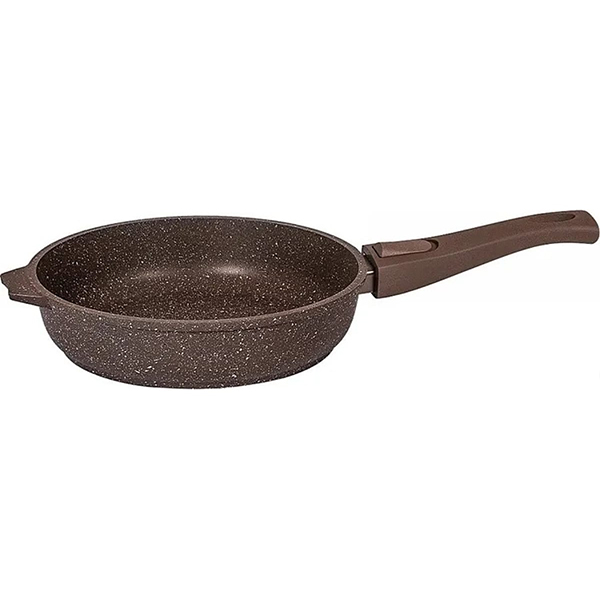 Сковорода 18 см съемн  ручка "Гранит brown"