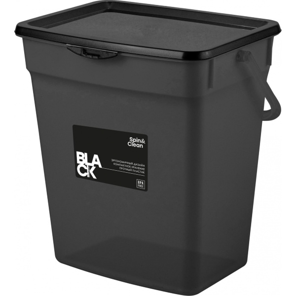 Контейнер для стирального порошка Black 6л (то)
