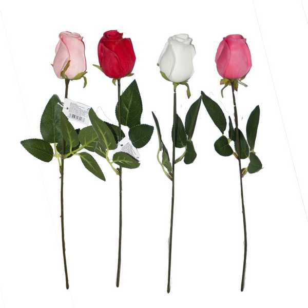 Цветок декоративный РОЗА РЕАЛИСТИК 44см