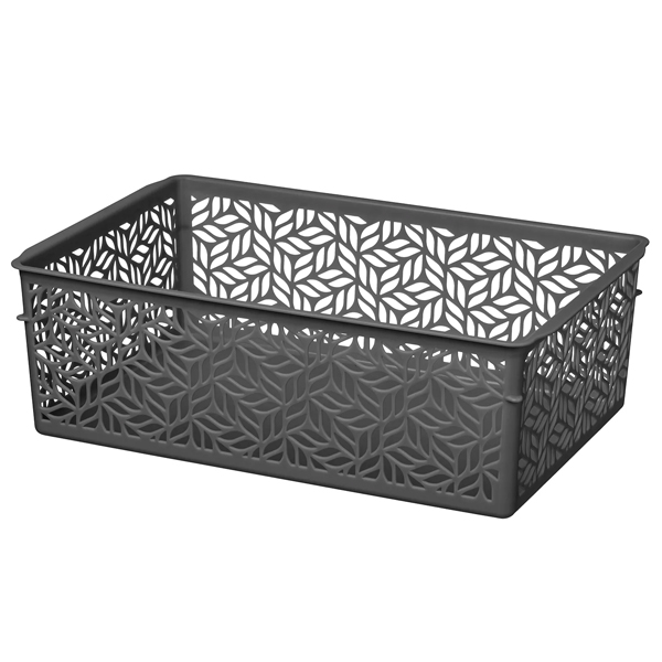 Корзинка универсальная "Linden" 2л, 230х160х70мм (серый)