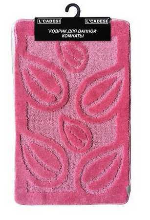 Коврик из полипропилена на латексной основе 60х100(1) L CADESI LEMIS   розовый